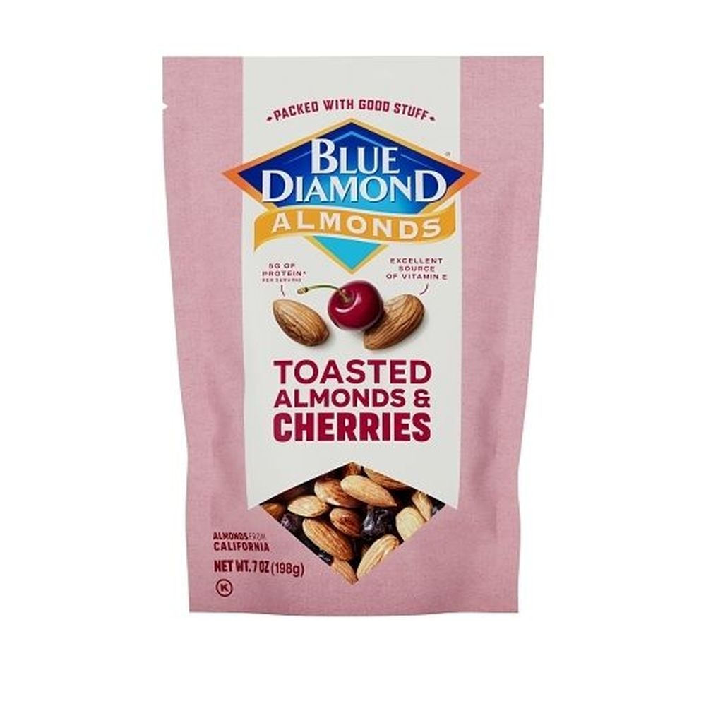 Blue Diamond Toasted Almonds and Cherries, 7 Ounce - 12 per case