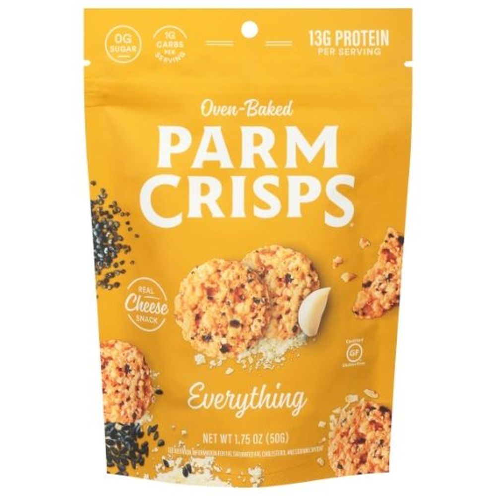 Parm Crisps Everything Cheese Snacks, 1.75 Ounce - 12 per case