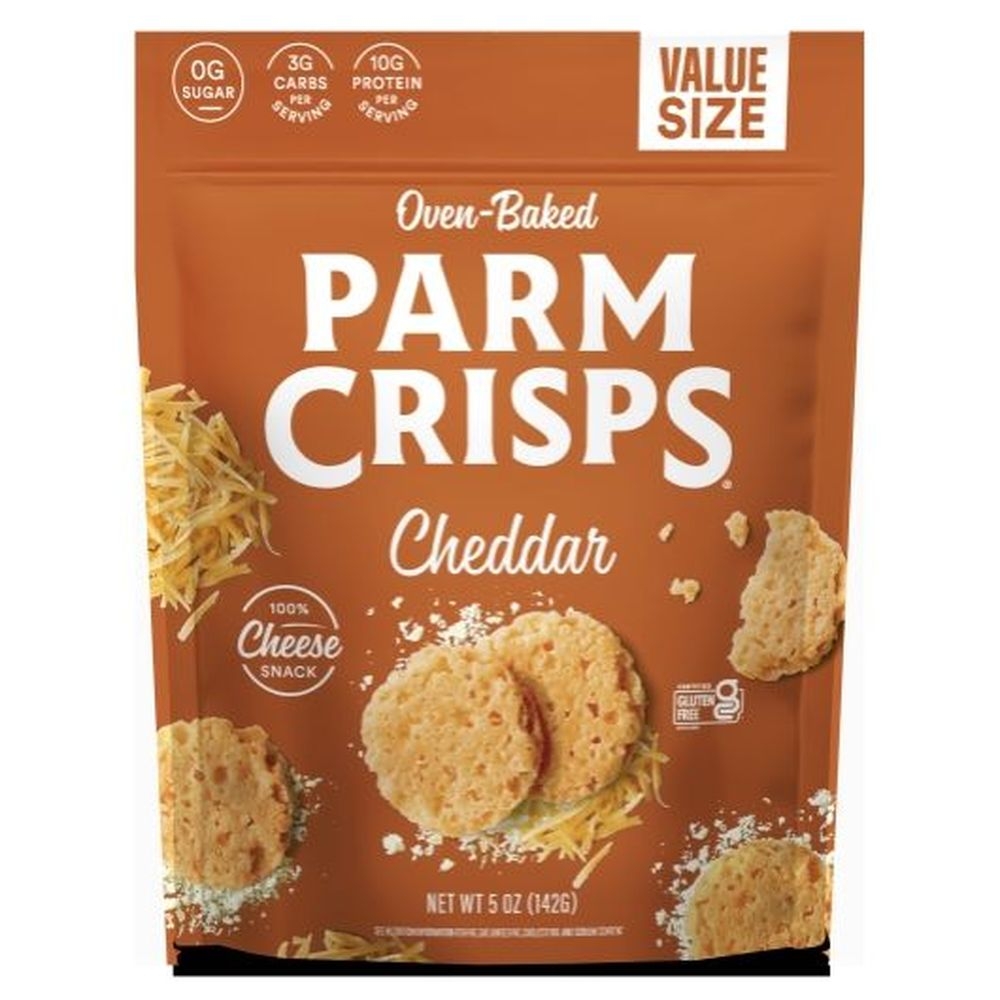 Parm Crisps Cheddar Cheese Snack, 5 Ounce -- 12 per case