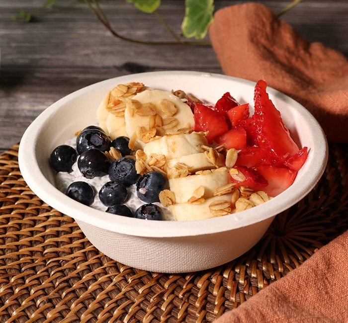 KITCH 24/7 White Compostable Classic Molded Fiber Bowl, 12 Ounce -- 1000 per case