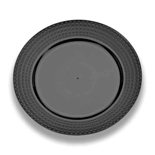 Yoshi Majestic Black Dessert Plate, 6 Inch -- 120 Per Case