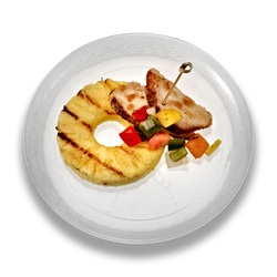 Caterers Collection Plastic Plate Clear, 7.5 inch -- 240 per case.