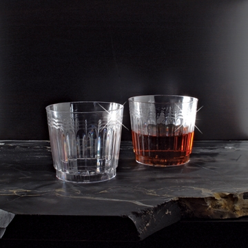Resposables Extra Heavy Weight Clear Rocks Tumbler, 9 Ounce -- 240 per case.