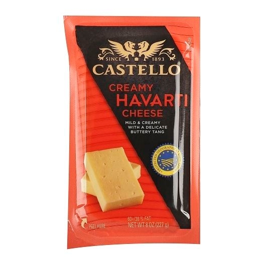Castello Creamy Havarti Cheese, 8 Ounce -- 12 per case