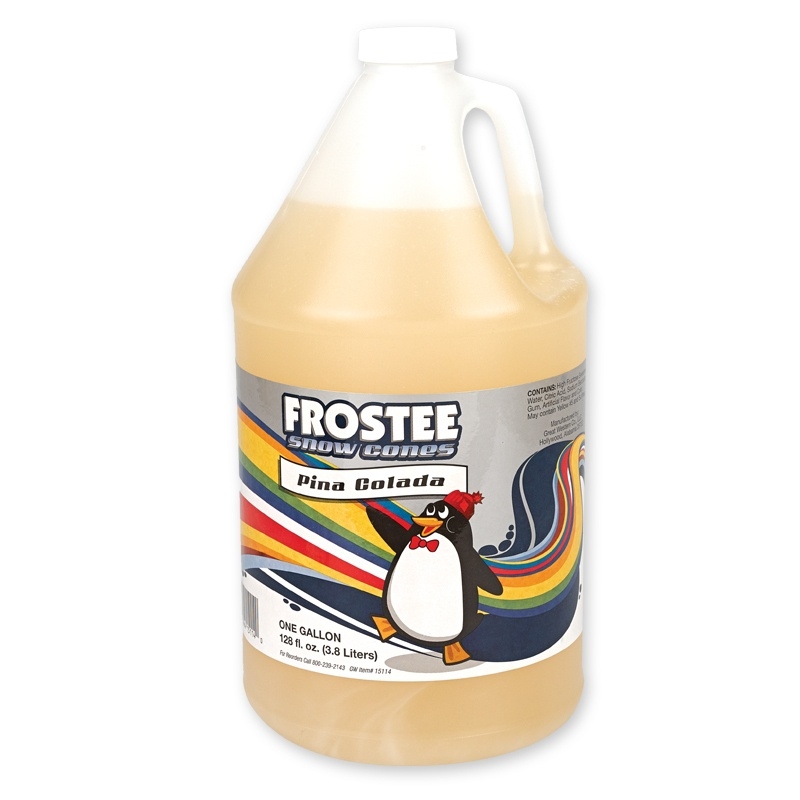 Frostee Pina Colada Snow Cone Syrup, 1 Gallon -- 4 per case.