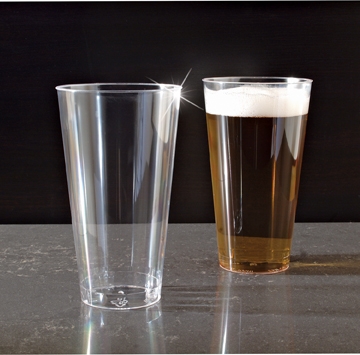 Yoshi Ware Emi Clear Ware Extra Heavy Weight Plastic Tumbler, 16 Ounce - 20 per pack -- 25 packs per case.