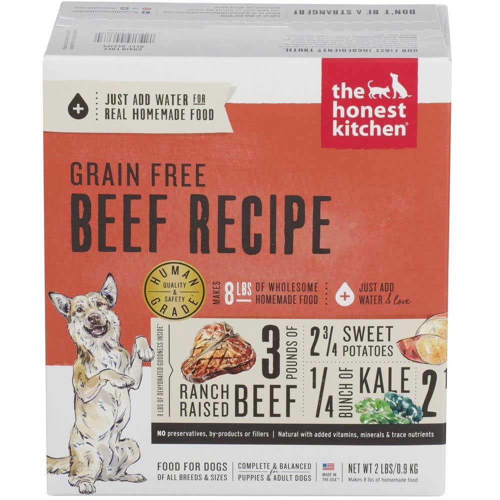 The Honest Kitchen Grain Free Beef Recipe Dog Food, 2 Pound -- 6 per case