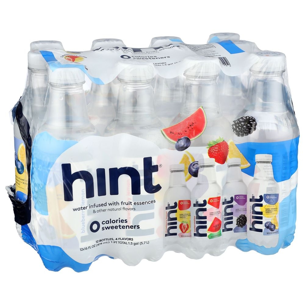 Hint White Variety Pack Flavored Water, 192 Fluid Ounce