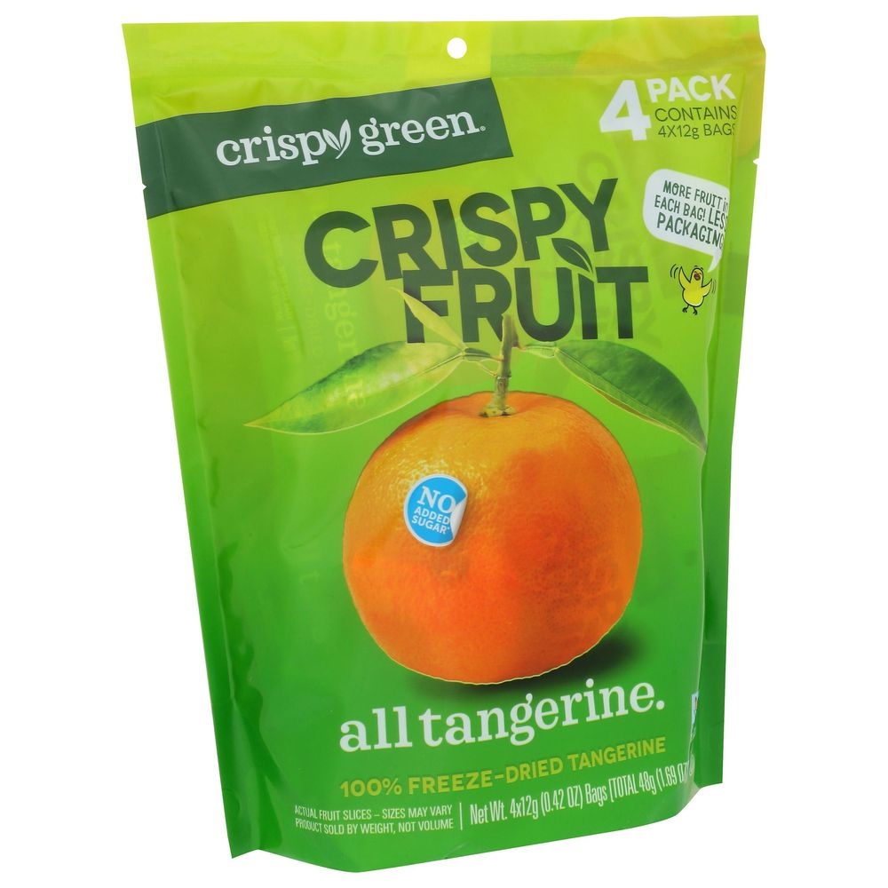 Crispy Green Freeze Dried Tangerine Crispy Fruit, 1.69 Ounce -- 8 per case