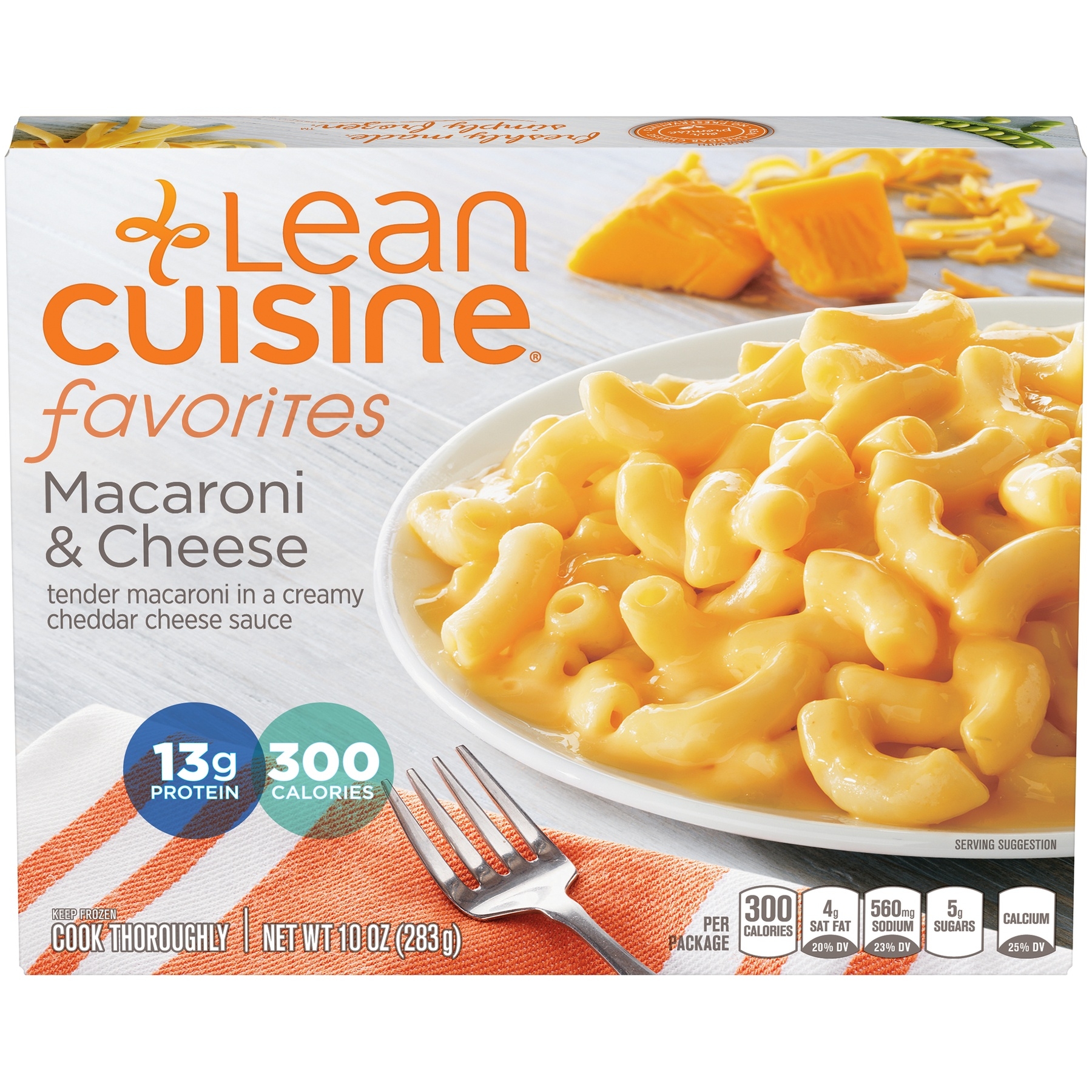 Nestle Stouffers Lean Cuisine Macaroni and Cheese, 10 Ounce -- 12 per case.