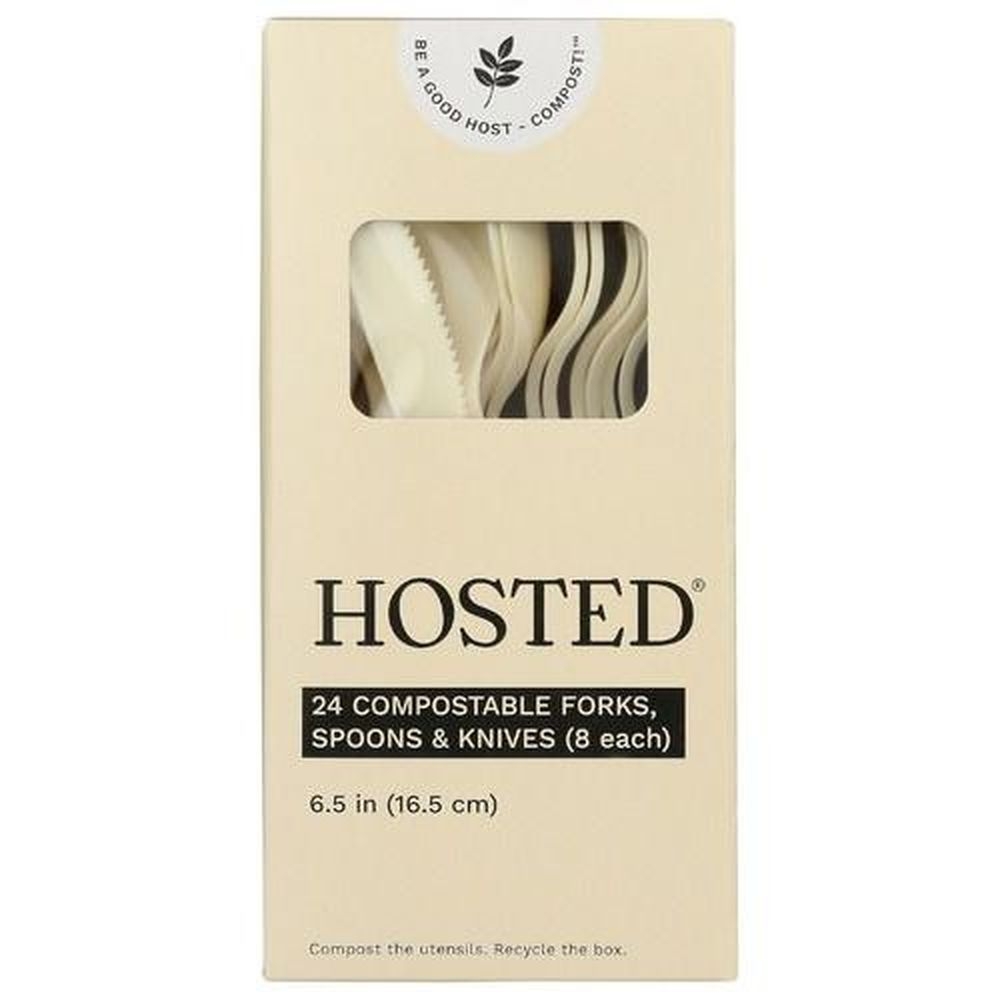 Hosted Compostable Assorted Cutlety, 24 count -- 20 per case