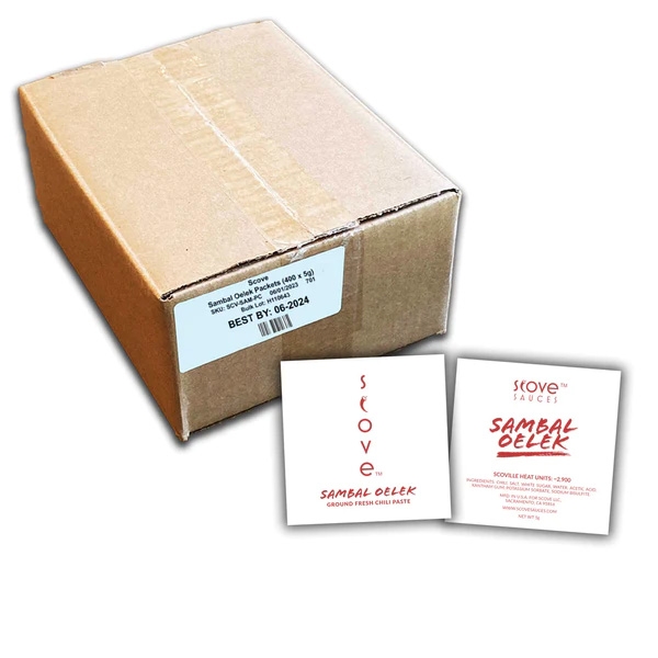 Scove Sambal Oelek Packets, 5 Gram -- 400 per case