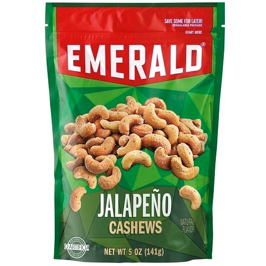 Emerald Jalapeno Cashews, 5 Ounce -- 6 per case