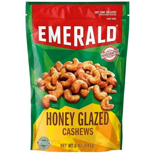 Emerald Honey Glazed Cashews, 5 Ounce -- 6 per case
