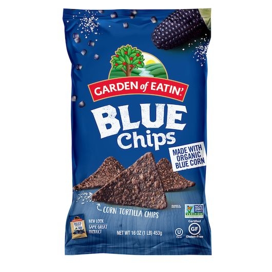 Garden Of Eatin Blue Corn Tortilla Chips, 16 Ounce -- 12 per case