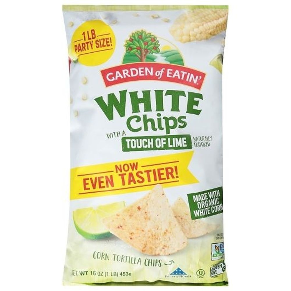 Garden Of Eatin Touch Of Lime White Corn Tortilla Chips, 16 Ounce -- 12 per case