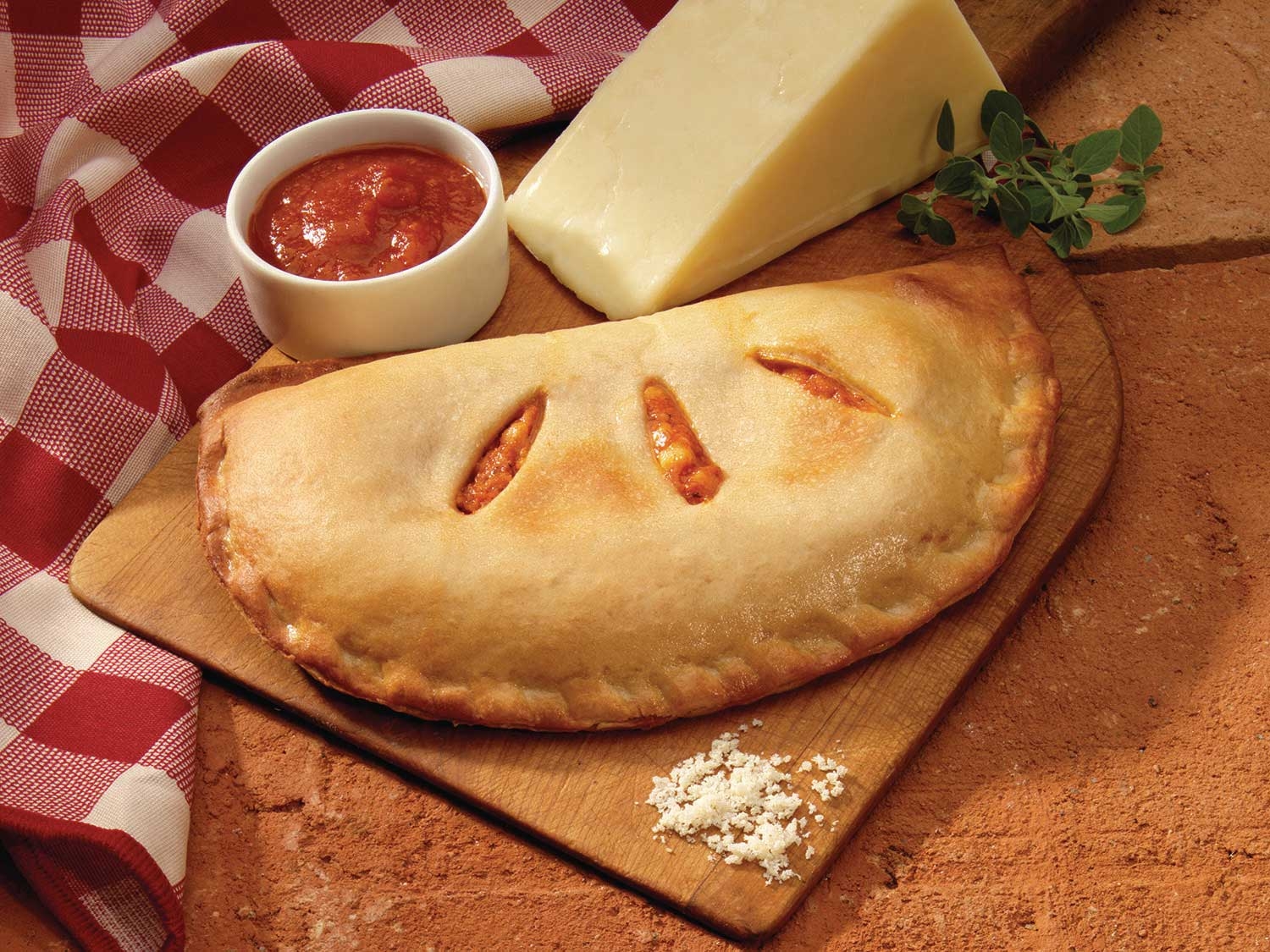Gilardi Whole Grain Three Cheese Calzone, 4.69 Ounce -- 60 per case.