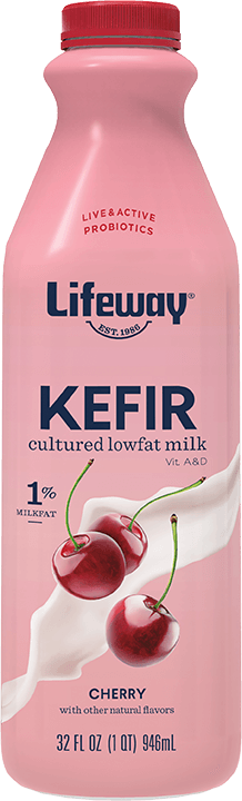 Lifeway Probiotic Low Fat Cherry Kefir, 32 Ounce -- 6 per case.