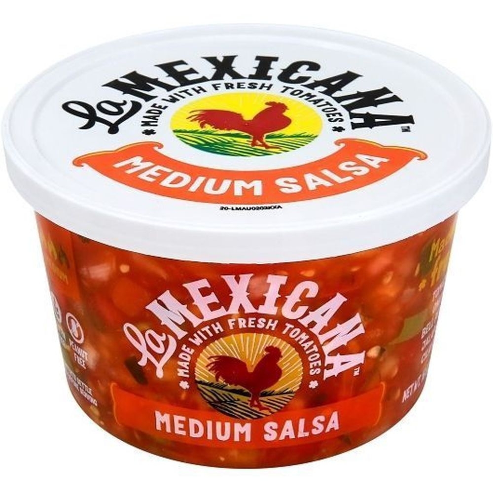 Lamexicana Medium Salsa, 16 Ounce -- 6 per case