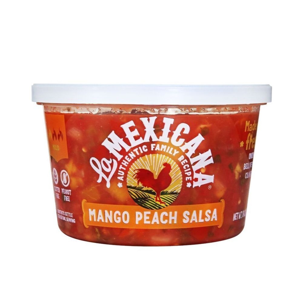 Lamexicana Mango Peach Salsa, 16 Ounce -- 6 per case