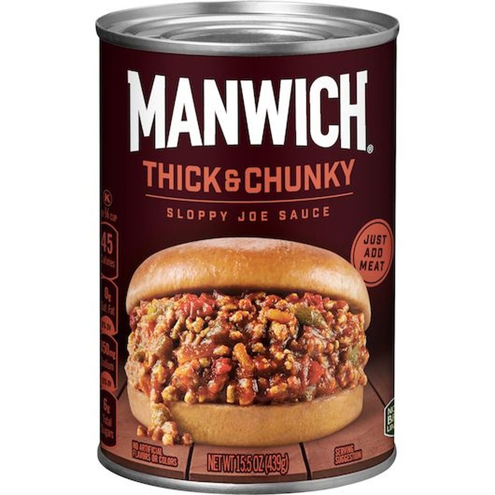 Manwich Thick N Chunky Sloppy Joe Sauce, 15.5 Ounce -- 12 per case