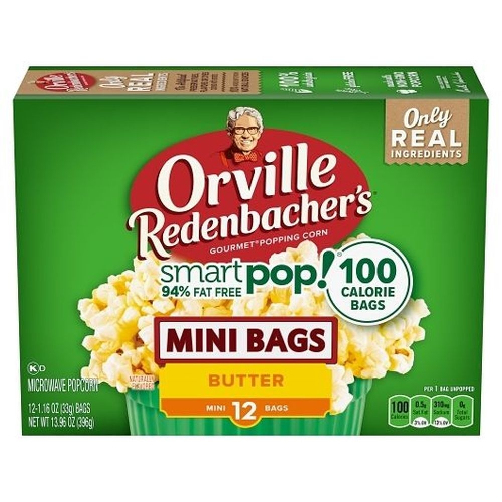 Orville Redenbachers SmartPop Butter Flavored Microwave Popcorn, 13.968 Ounce -- 6 per case