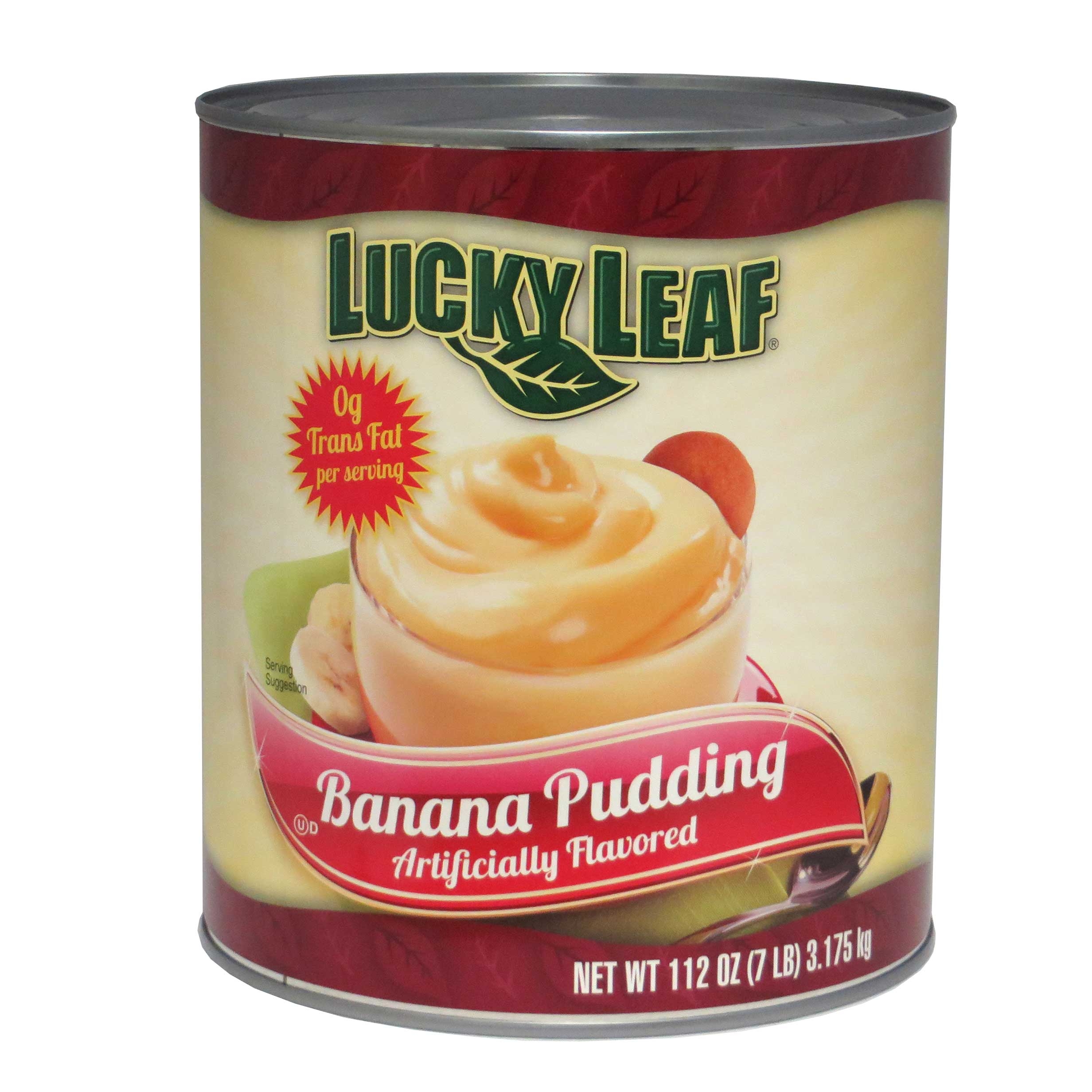 Lucky Leaf Banana Pudding, 112 Ounce Can -- 3 per case.