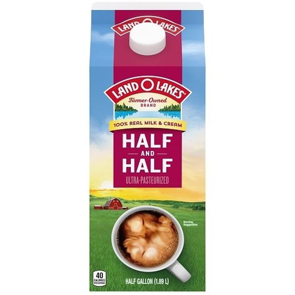 Land O Lakes Traditional Half and Half Creamer, 64 count - 6 per case