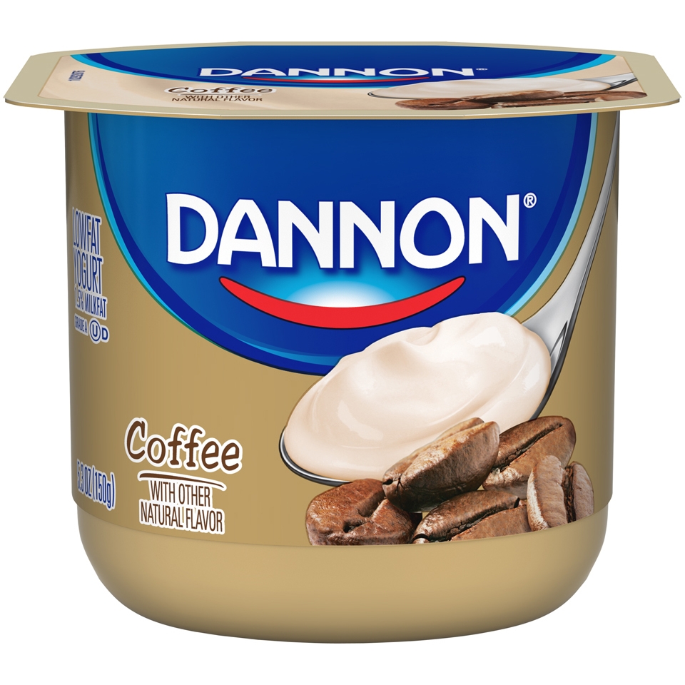 Dannon Coffee Yogurt, 5.3 Ounce -- 12 per case.