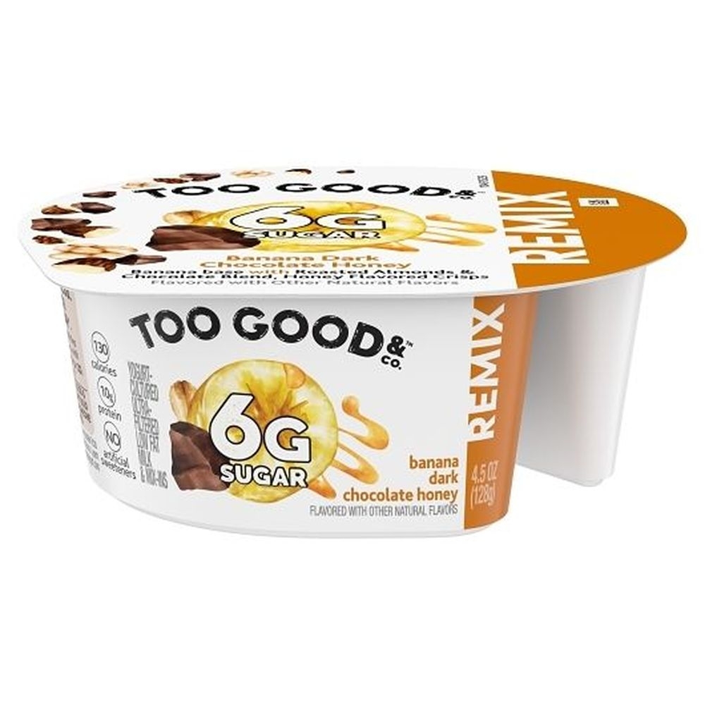 Two Good Banana with Chocolate Almond Yogurt, 4.5 Ounce -- 8 per case