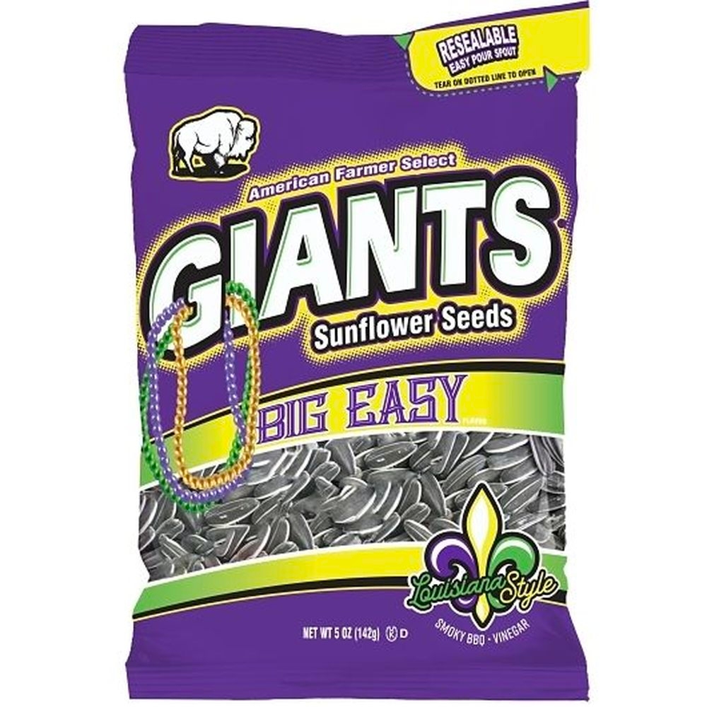 Giants Big Easy Louisiana Style Sunflower Seeds, 5 Ounce - 12 per case