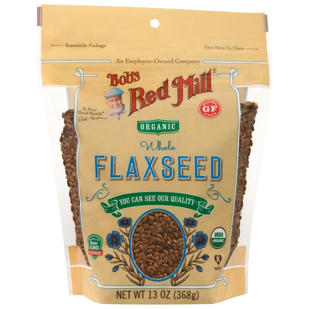 Bobs Red Mill Organic Brown Flaxseed, 13 Ounce -- 4 per case