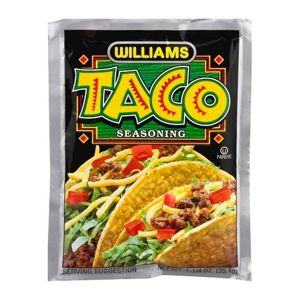 Williams Taco Seasoning, 1.25 Ounce -- 24 per case
