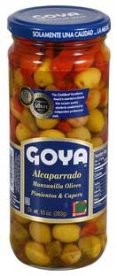 Goya Alcaparrado Manzanilla Olives Pimientos and Capers, 10 Ounce -- 12 per case
