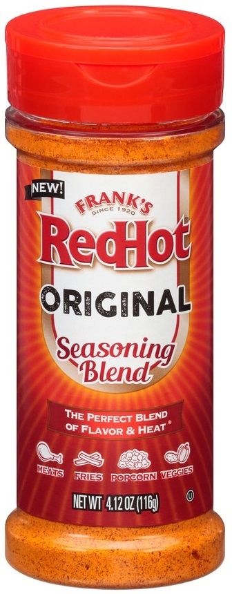 Franks Redhot Original Seasoning Blend, 4.12 Ounce -- 36 per case.