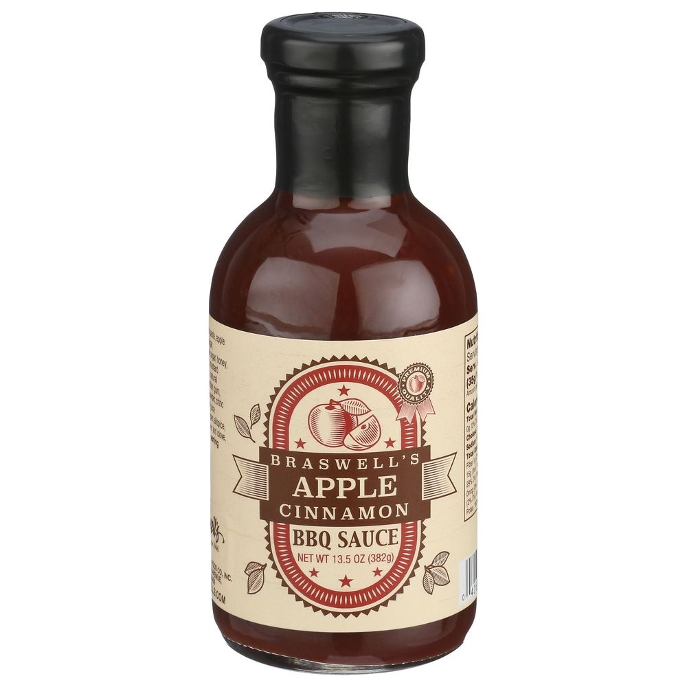 Braswells Apple Cinnamon BBQ Sauce, 13.5 Ounce -- 6 per case