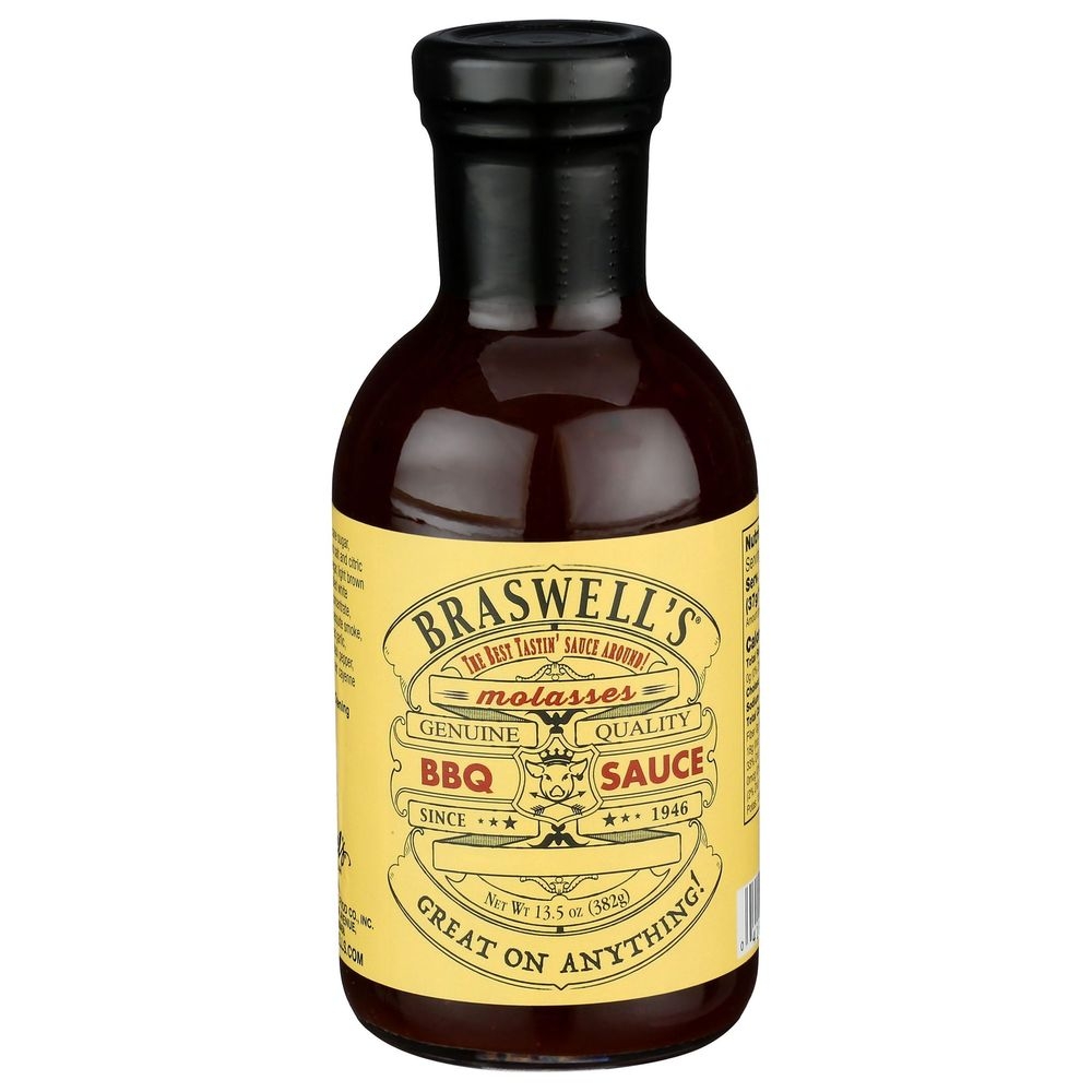 Braswell Sweet Molasses BBQ Sauce, 13.5 Ounce -- 6 per case