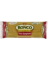 Ronco Thin Spaghetti, 16 Ounce -- 24 per case.