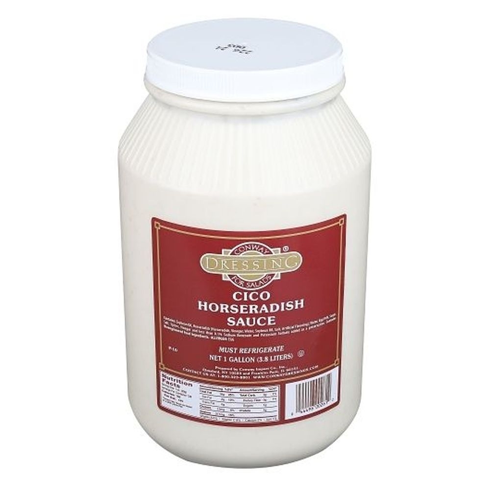 Conway P-10 Horseradish Sauce - Bulk, 1 Gallon - 2 per case