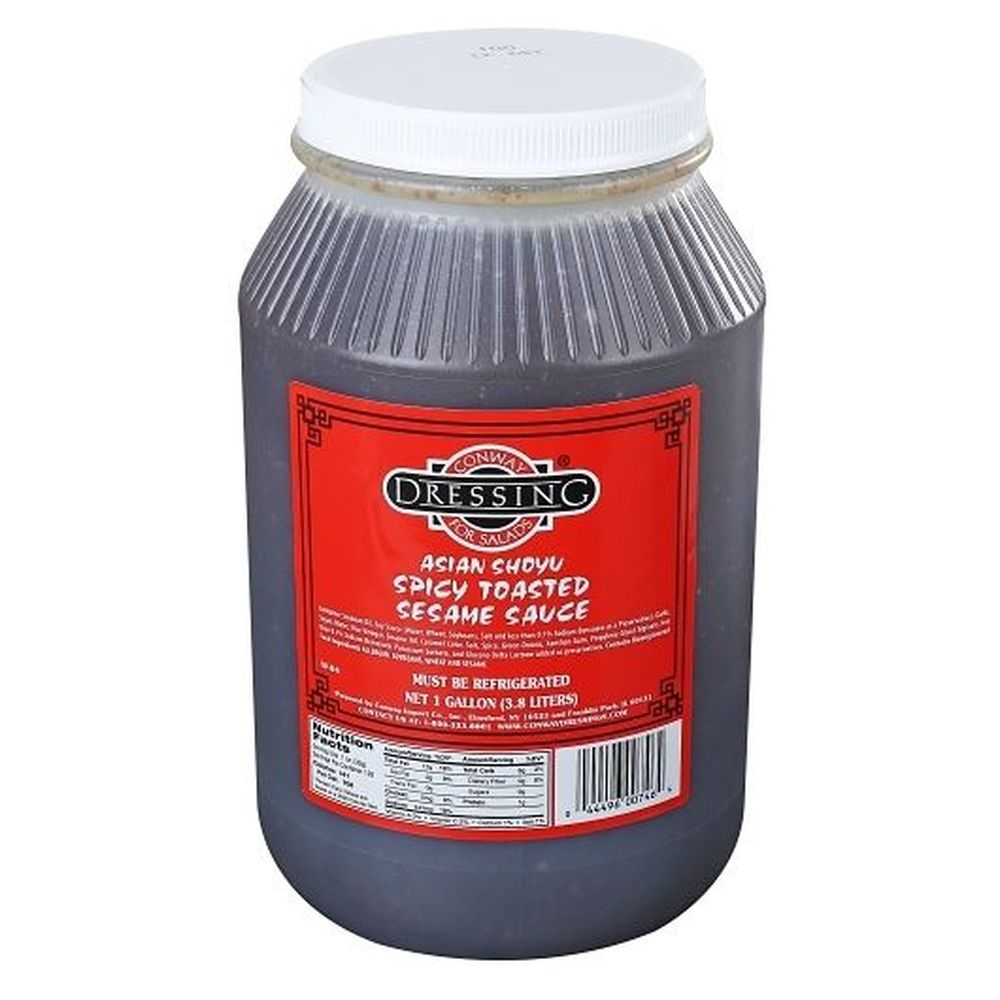 Conway Asian Shoyu Spicy Toasted Sesame Sauce, 2 Gallon