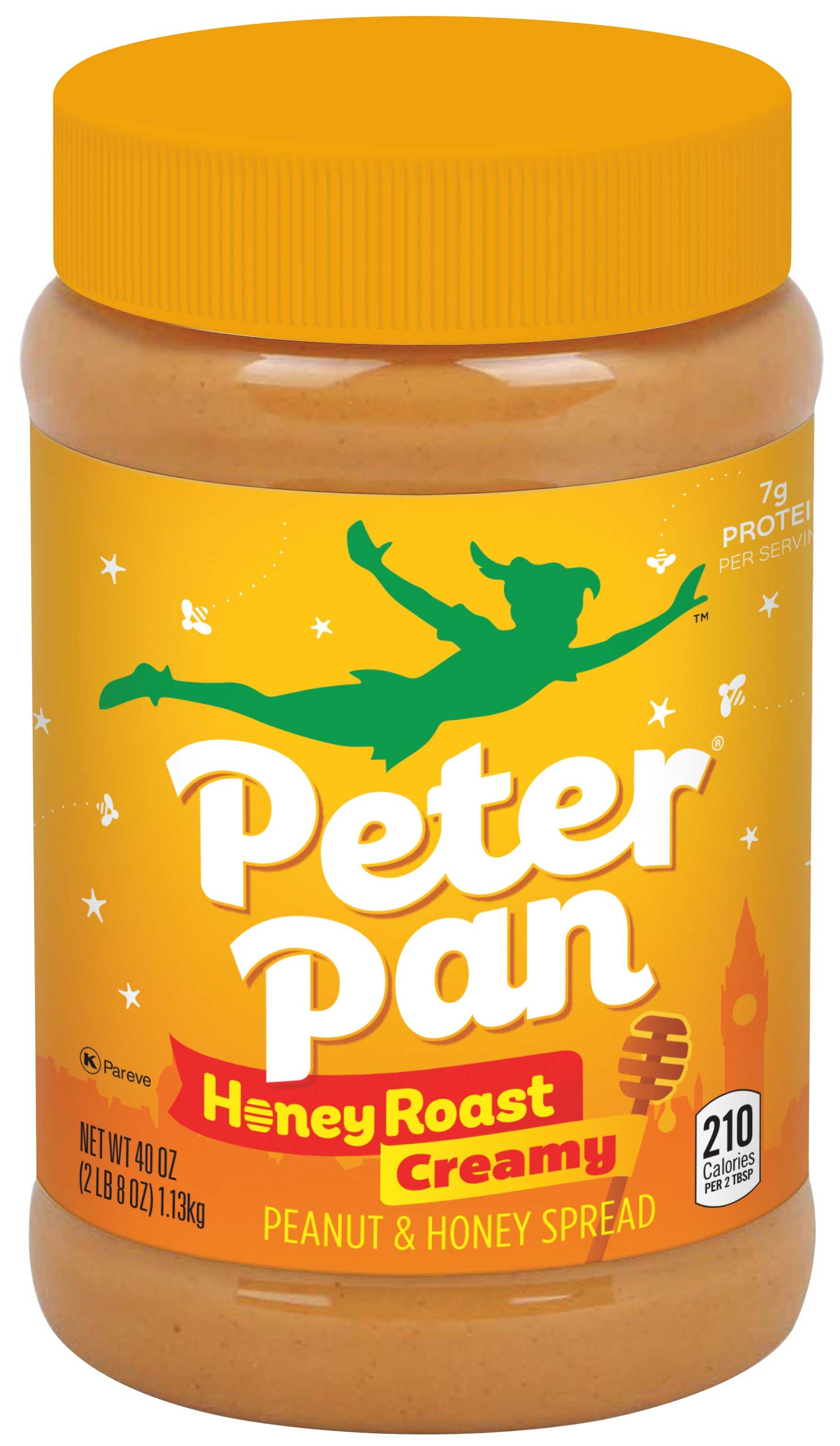 Peter Pan Creamy Honey Roast Peanut Spread, 40 Ounce -- 6 per case