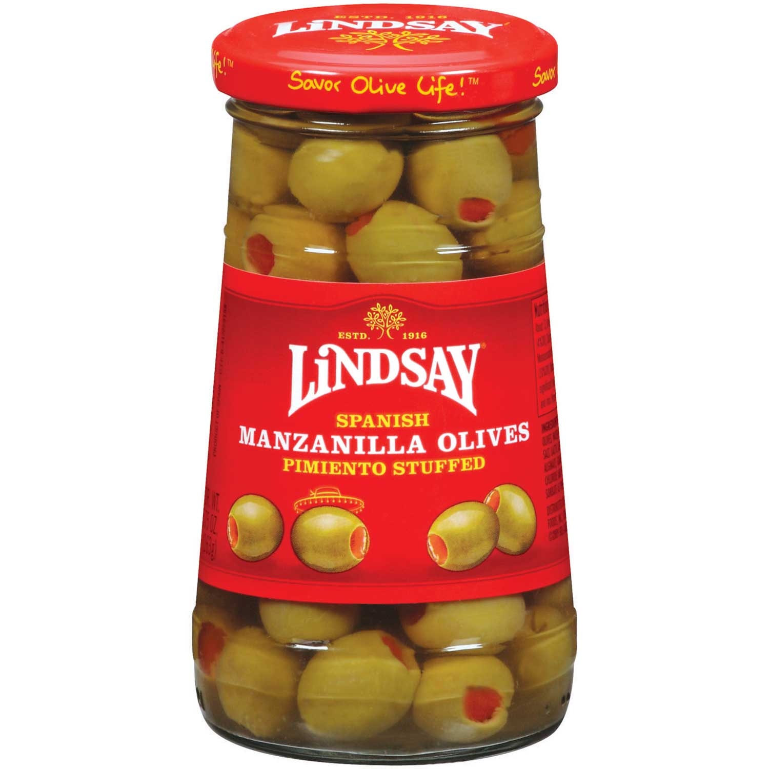 Lindsay Stuffed Olives, 5.75 Ounce -- 12 Case