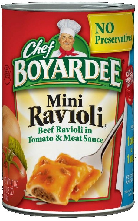 Chef Boyardee Pasta Miniature Ravioli, 40 Ounce -- 12 per case
