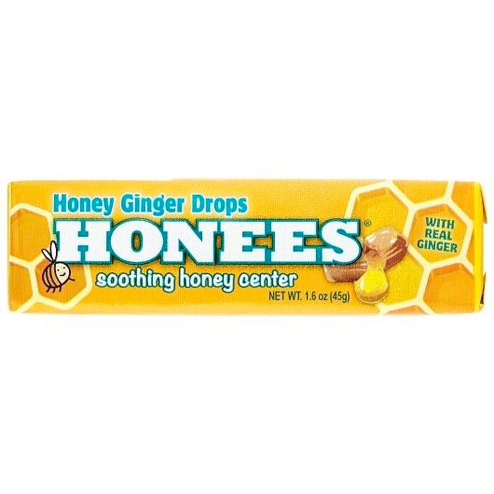Honees Honey Ginger Drops, 9 count -- 144 per case