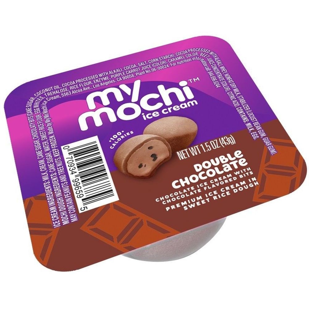 My Mochi Double Chocolate Ice Cream, 1.5 Ounce -- 72 per case