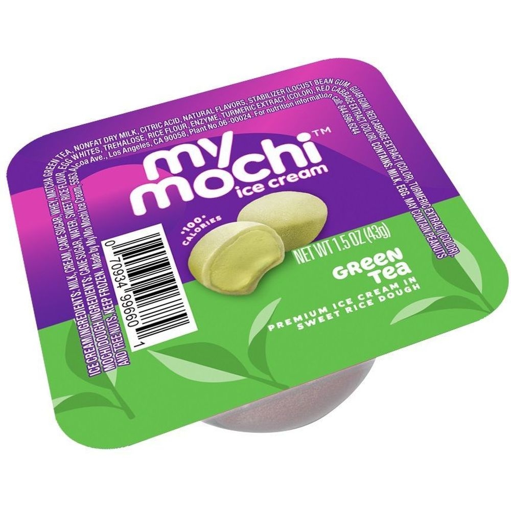 My Mochi Green Tea Ice Cream, 1.5 Ounce -- 72 per case