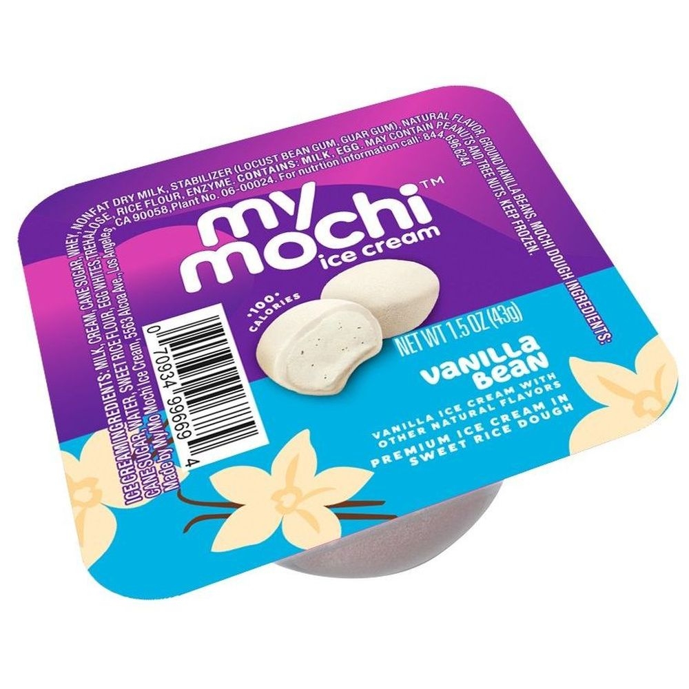 My Mochi Vanilla Bean Ice Cream, 1.5 Ounce -- 72 per case