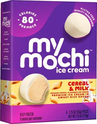 My/Mochi Cereal and Milk Mochi Ice Cream Balls, 7.5 Ounce -- 12 per case