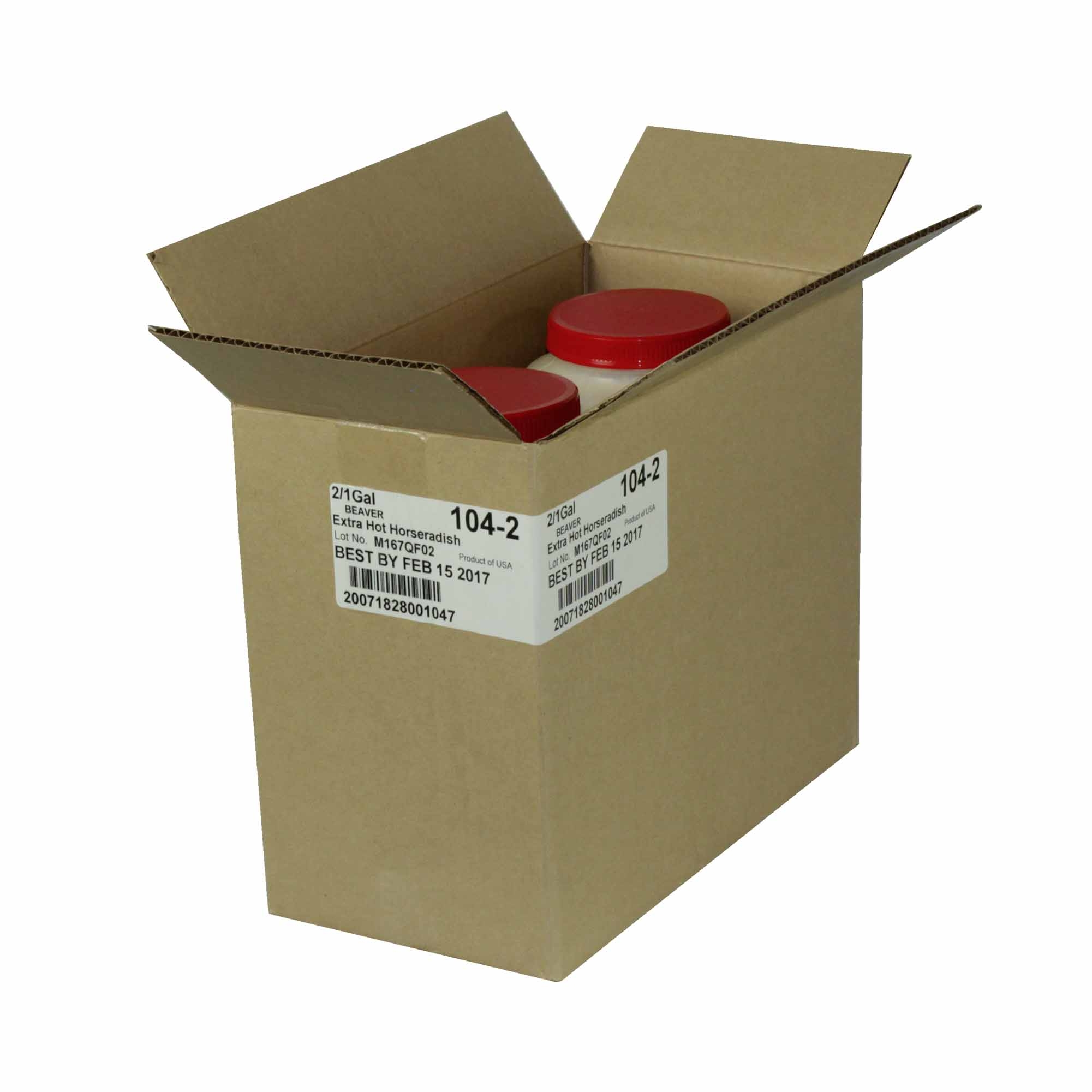 Beaver Extra Hot Horseradish, 139 Ounce -- 2 per case.