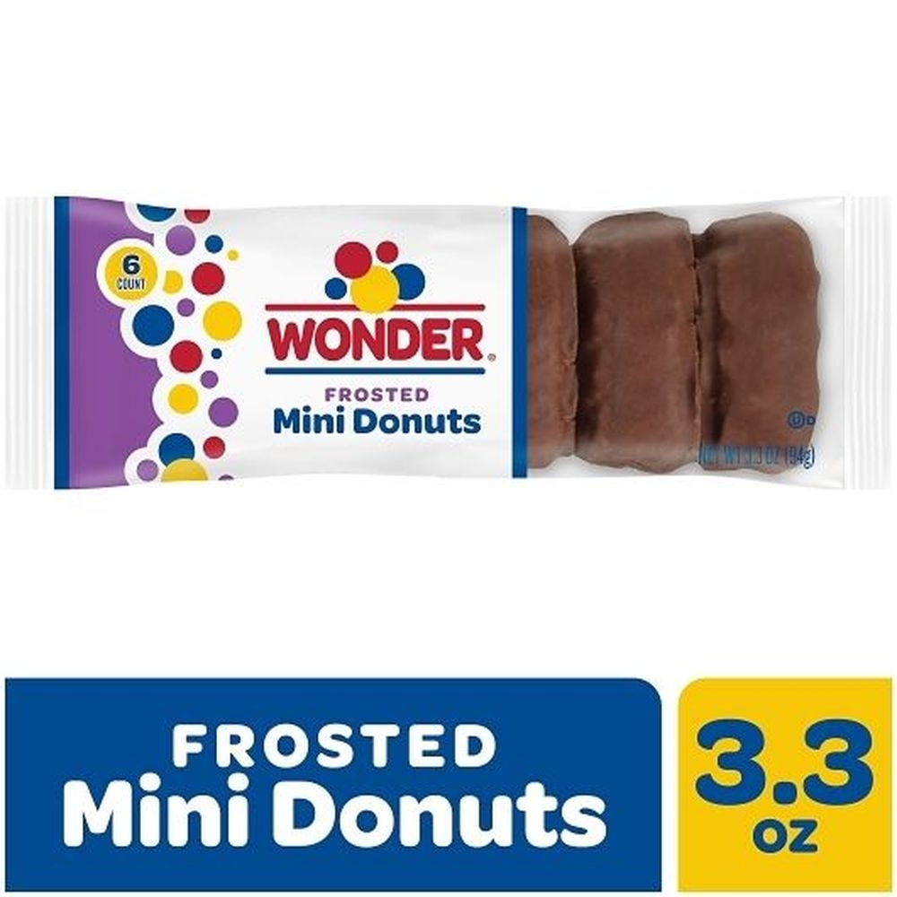 Wonder Chocolate Frosted Donut, 3.3 Ounce - 60 per case